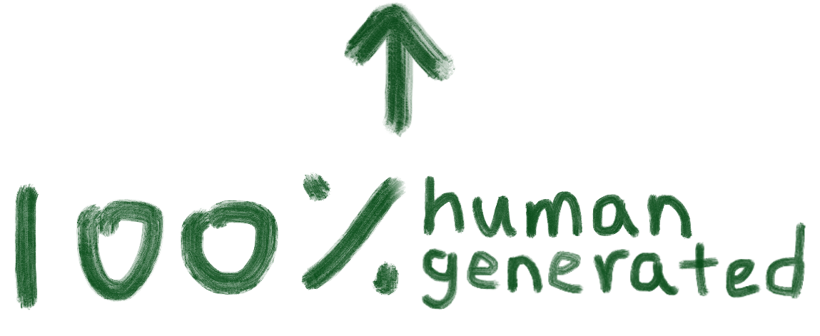 100% human-generated